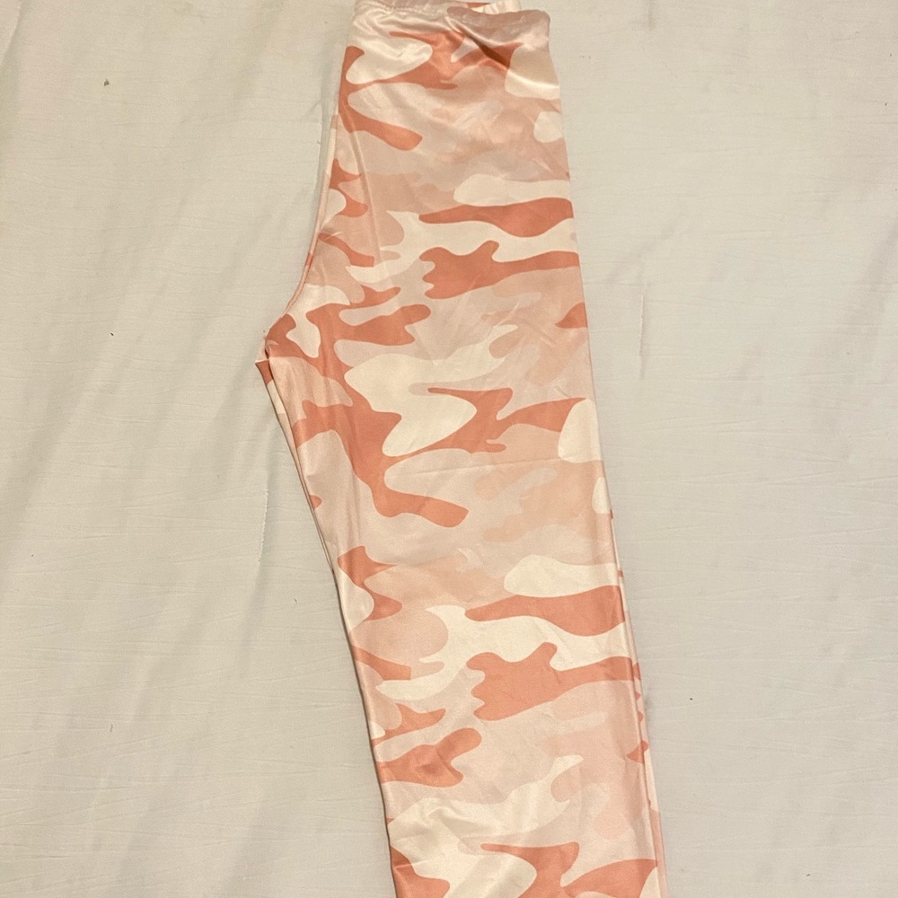 Pink army leggings (thin)